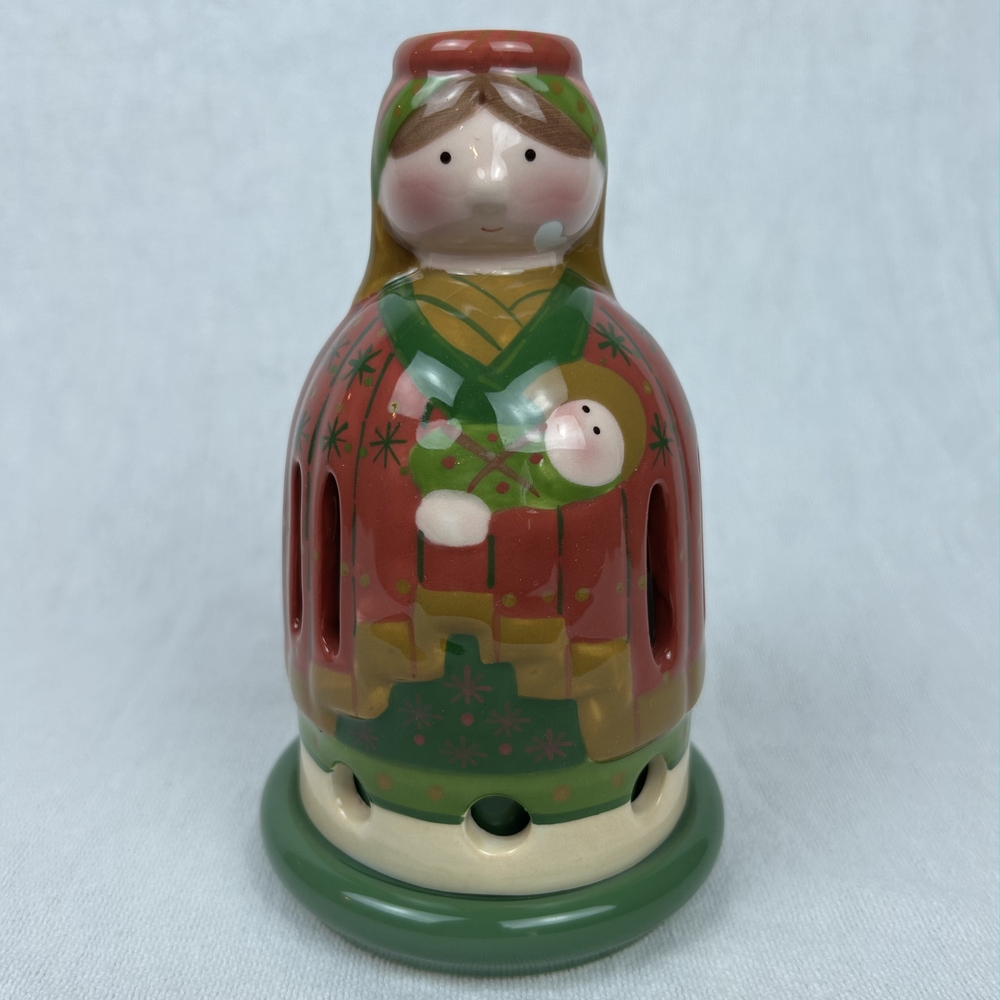 Villeroy & Boch Tartan Christmas Story Candlestick/Tea Light Holder Maria